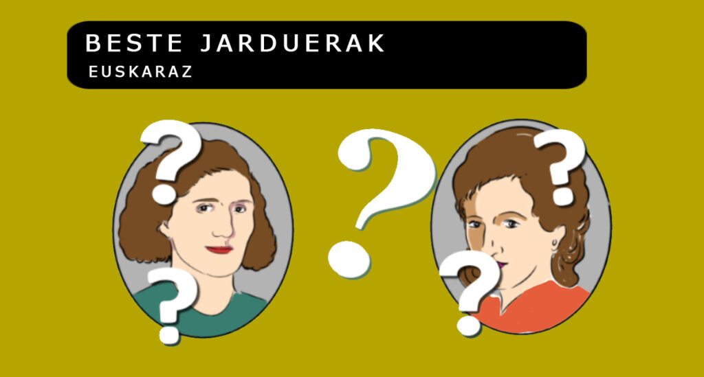 Beste jarduerak- euskaraz